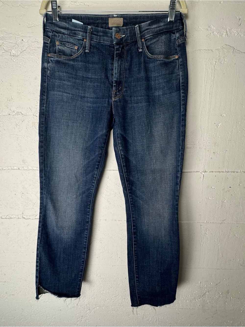 Mother Denim High Looker Ankle Step Fray Can’t leave it alone Cut‎ size 27